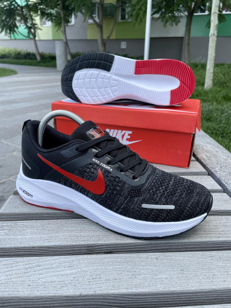 Кросівки Nike Zoom x Flyknit Lunar (чорні із сірим)