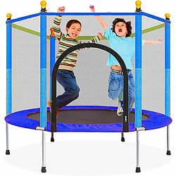 Батут Homart 140 см з зовнішньою сіткою + м'яч (9762)