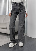 Женские джинсы клеш джинсовые штаны Staff gray wide leg Shoper Жіночі джинси кльош джинсові штани Staff gray