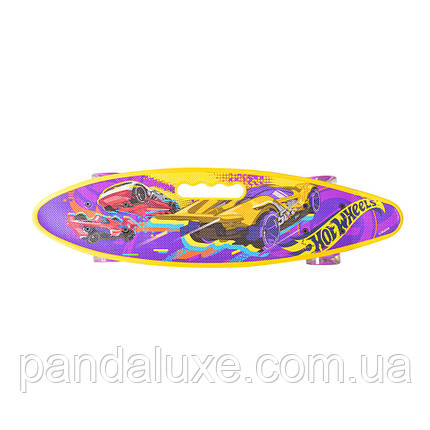 Скейт пенні борд Хот Уилс Hot Wheels з колесами, що світяться, фото 1