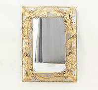 Настенное зеркало из стекла и металла в раме Гранд Презент 81253