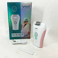 Женский Эпилятор для тела VGR V-705, женская электробритва для ног, бикини-триммер. PM-913 Цвет: розовый sss