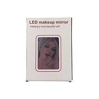 Зеркало для макияжа настольное с подсветкой led makeup mirror Белое