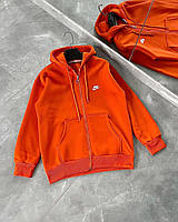 Кофта Nike мужская кофта найк с капюшоном - orange Shoper Кофта Nike чоловіча кофта найк з капюшоном - orange