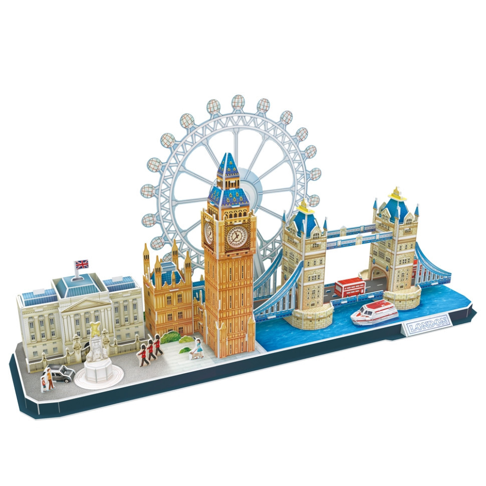 Тривимірна головоломка-конструктор "CITY LINE LONDON" Cubic Fun MC253h, Toyman