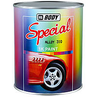 Акриловая эмаль черная матовая Body 1K Black Matt Acryl Paint RAL 9005M 1л