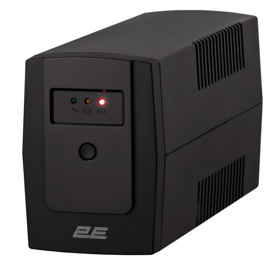 Лінійно-інтерактивне ДБЖ 2E ED650 650VA/360W LED 2XSCHUKO (2E-ED650)
