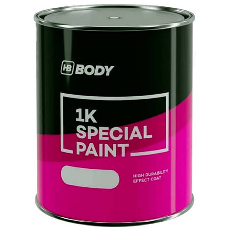 Акрилова автоемаль для дисків срібляста Body 1K Silber Acryl Paint RAL 9006 1л, фото 2