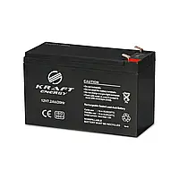 Акумуляторна батарея 12В 7.2Аг Kraft 12V7.2Ah/20Hr AGM свинцево-кислотна (44-00054)