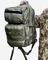 Рюкзак тактический хаки 45-50 л, рюкзак олива ВСУ