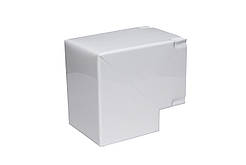 Коліно металеве для витяжки Profit M 90 х 90 х 90 мм біле