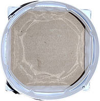 Перехідник квадратний металевий ProfitM 90 мм на ∅ 100 мм білий