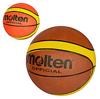 Мяч баскетбольный Molten Official GR №7, резина, разн. цвета