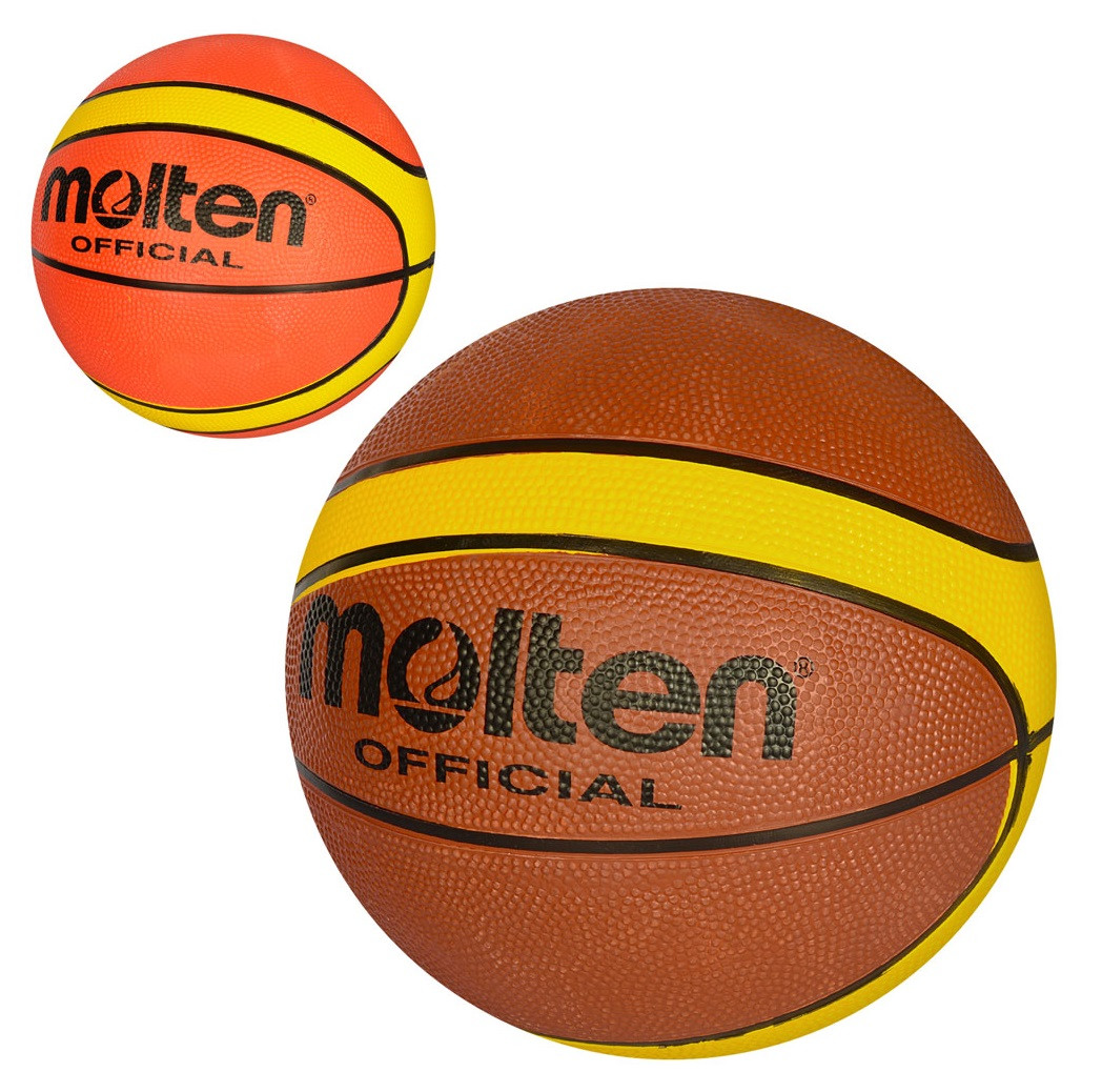 М'яч баскетбольний Molten Official GR No7, гума, різн. кольори