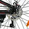 ✅ Велосипед Corso Optima 24" дюйми TM-24100 рама алюмінієва 11’’ обладнання SHIMANO 7 швидкістей, чорний, зібраний на 80 відсотків, фото 8