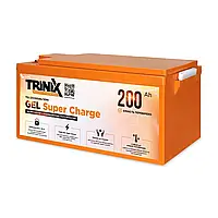 Акумуляторна батарея гелева 12В 200Аг Trinix TGL12V200Ah/20Hr GEL Super Charge (44-00064)