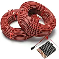 Кабель нагрівальний CF-12-R карбоновий 12К 33ohm, одножильний, 100м, коричн.