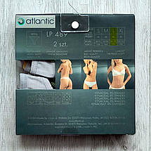 Набір 2 шт. жіночих стрінгів ATLANTIC розмір L сірого кольору з абстрактним принтом, фото 4