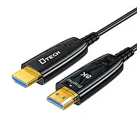 Кабель оптичний HDMI 2.1 20m Dtech DT-HOF8020 (74-00103)