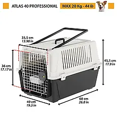 Контейнер переноска для собак і кішок Ferplast Atlas 40 Professional, фото 3