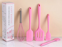 Кухонный набор силиконовых инструментов, комплект для приготовления пищи 5 предметов