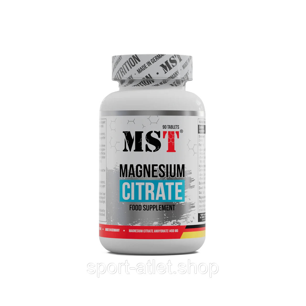 Вітаміни та мінерали MST Magnesium Citrate 200 mg, 90 таблеток