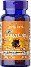 Лютеїн Puritan's Pride Lutein 40 mg with Zeaxanthin Lutigold™ 60 Softgels