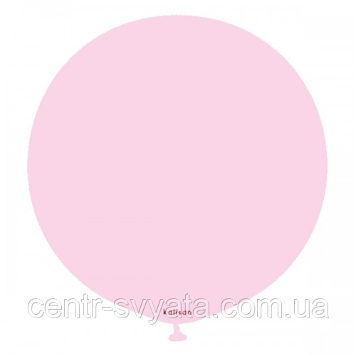 Латексна кулька Kalisan 18"(45 см) Standard Candy Pink | Пастель цукерковий рожевий