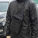 Чоловіча тактична нагрудна сумка слінг через плече Order із системою MOLLE на одне плече, фото 4