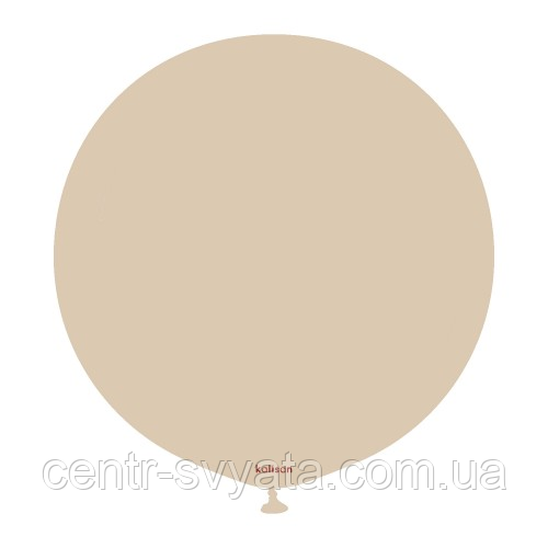 Латексна кулька Kalisan 18"(45 см) Standard Hazelnut | Пастель фундук