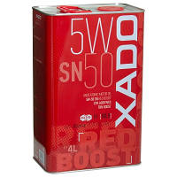 Моторна олива XADO Atomic Oil 5W-50 SN RED BOOST синтетична- 4л.