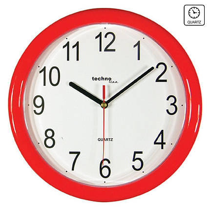 Кварчевий настінний годинник Technoline WT600 (Red), фото 2