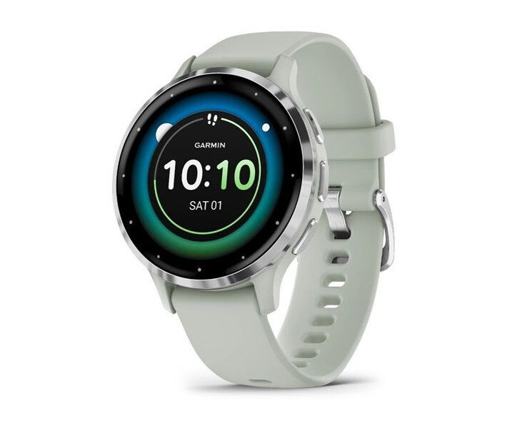 Смарт-годинник Garmin Venu 3S Silver with Sage Gray (010-02785-01)