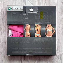 Набір 2 шт. ATLANTIC жіночі стрінги розмір S рожевого кольору зі стрічками, фото 4