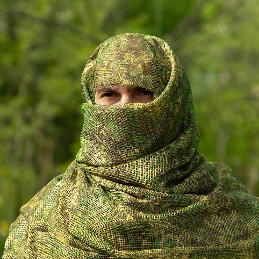 Маскувальний шарф-сітка SFVS 2.0 Pencott Green