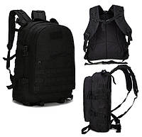 Рюкзак ВСУ, тактический 50х40х25 см, Oxford 1000D, Черный, армейский рюкзак