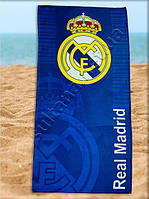 Полотенце пляжное Real Madrid mavi 75х150 Махра/Велюр
