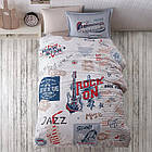 Комплект постільної білизни ранфорс підлітковий Clasy Freedom