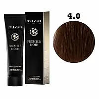 Крем-краска для волос T-LAB Professional Premier Noir Innovative Cream 4.0 натуральный шатен 100 мл