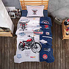 Комплект постільної білизни ранфорс підлітковий Clasy Road King