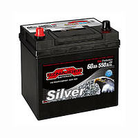 Автомобільний акумулятор SZNAJDER Silver Calcium Asia 60Аh 550А L+ (D23) (560 A1)