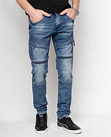 Джинси чоловічі стрейчеві завужені, демісезонні, 28-34