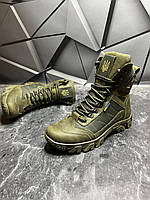 Тактические мужские берцы для мужчины осенние ботинки БРЦ-2/3053 Хаки-sh GX Shoper Тактичні чоловічі берці для