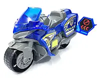 Детский игрушечный полицейский мотоцикл Dickie Toys 3302031 со светом и звуком 15 см (Unicorn)