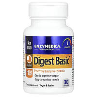 Пищеварительные ферменты Enzymedica Digest Basic Essential Enzyme Formula 30 Capsules