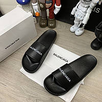 Шлепанцы Balenciaga Logo Black