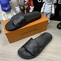 Сандалии Louis Vuitton Waterfront Slide Sandals Monogram Eclipse