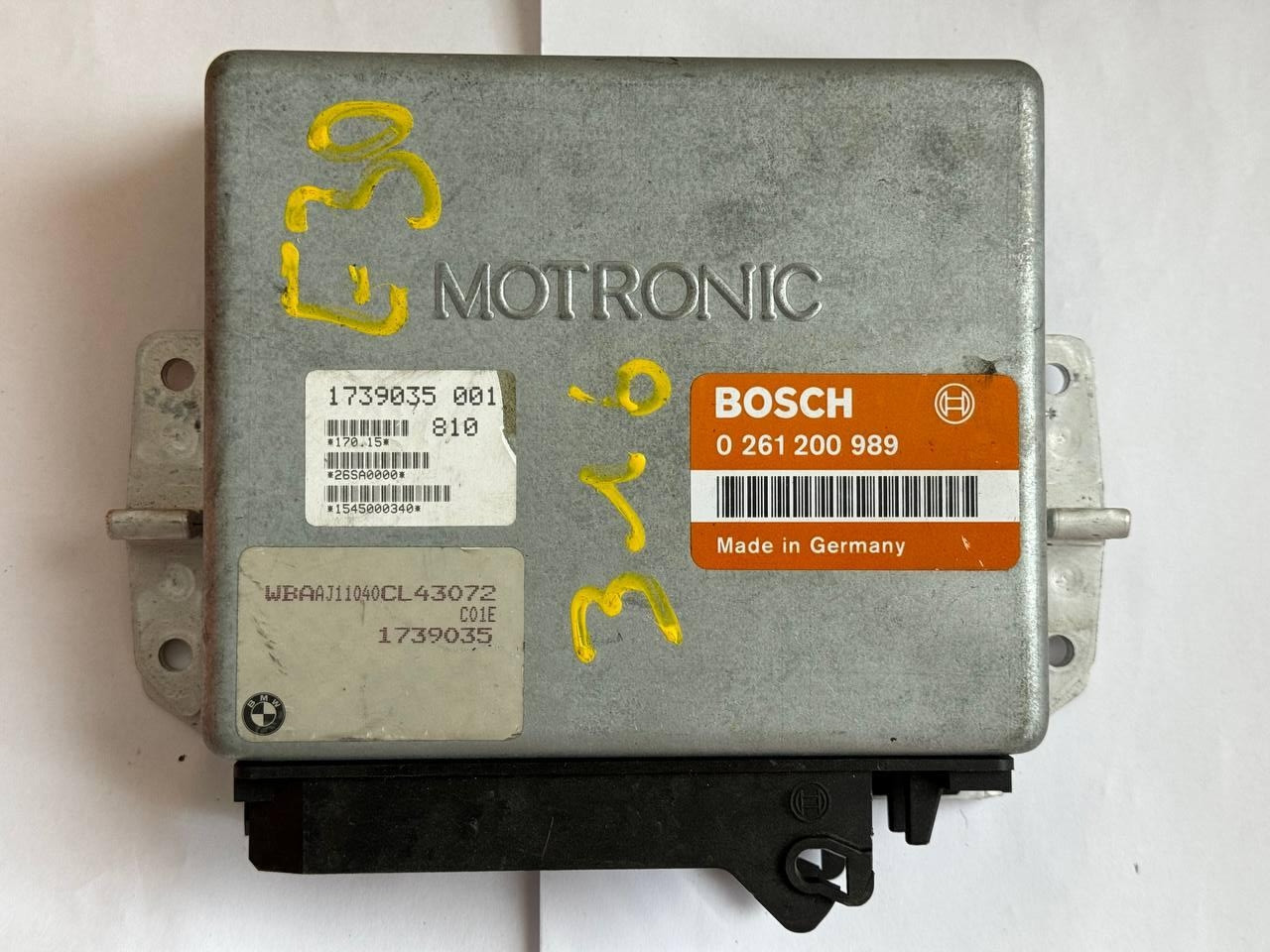 Електронний блок керування BMW Bosch 0 261 200 989 / 0261200989 / 1 739035 001 / 1739035001