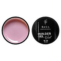 Гель для наращивания ногтей SAGA professional Builder Gel Veil 04 15мл