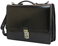 Портфель мужской кожаный Tomskor мужская деловая сумка черный Shoper Портфель чоловічий шкіряний Tomskor